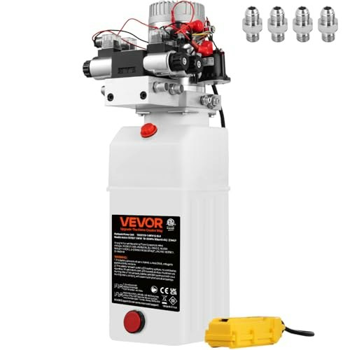 Vevor 12V DC 8L Double-Acting Hydraulic Power Unit: $224.07