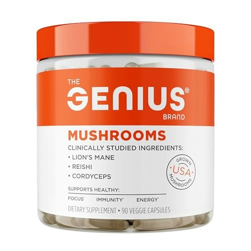 Genius Brand Mushroom Blend 90-Capsule Bottle: $14.26 Genius Brand Mushroom Blend 90-Capsule Bottle: $14.26
