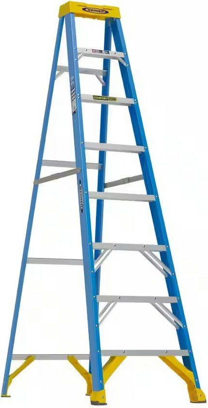 Werner 8-Foot Fiberglass Step Ladder: $90