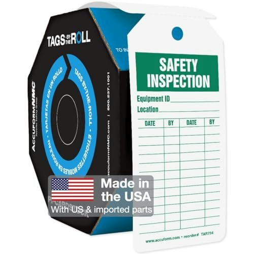 AccuformNMC Inspection and Status Record Tags 250-Pack: $83.01