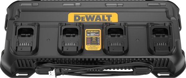 DeWalt 4-Port Simultaneous Battery Charger for $119 + free shipping