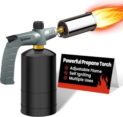 IgnitChef Propane Torch Gun for $11 + free shipping w/ Prime