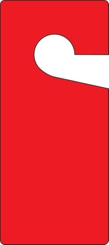 AccuformNMC TAD831 9" x 4" Blank Solid Red Door Tags 10-Pack: $3.37 AccuformNMC TAD831 9" x 4" Blank Solid Red Door Tags 10-Pack: $3.37