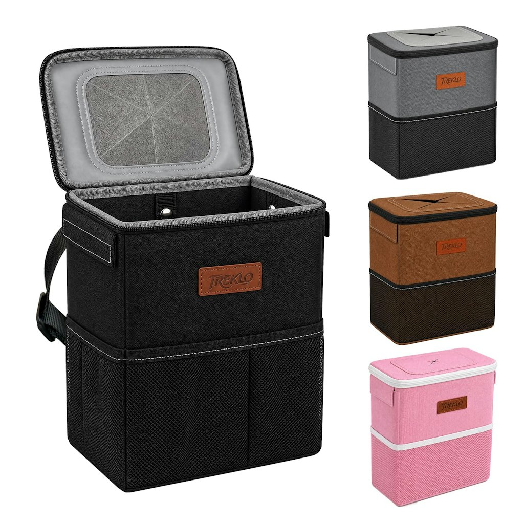2.2-Gallon Hanging Car Trash Can w/ Lid: $9.09 2.2-Gallon Hanging Car Trash Can w/ Lid: $9.09