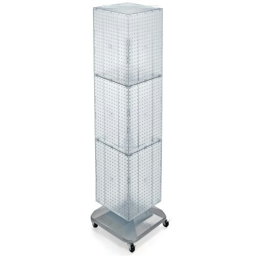 Azar Displays 14"x60" Four-Sided Revolving Pegboard Floor Display: $189.97 Azar Displays 14"x60" Four-Sided Revolving Pegboard Floor Display: $189.97