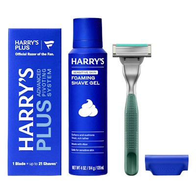 Harry's Plus Trial Shaving Kit w/ Handle, Blade Cartridge, & Shave Gel for $12 + free shipping w/ Prime