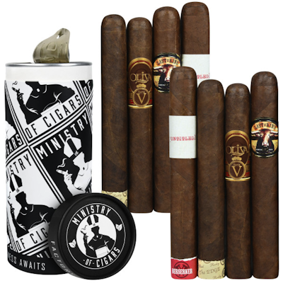 Cigar Page McRizzle #13 Ride the Lightning 8-Cigar Can for $35 + free shipping