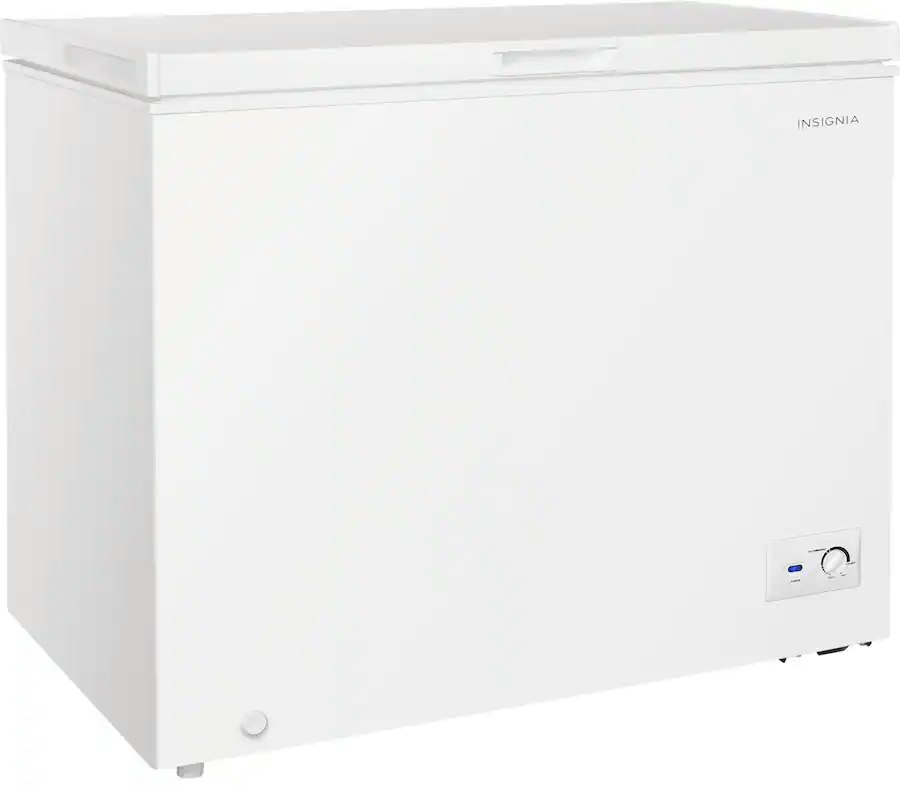 Insignia 7-cu. ft. Manual Defrost Garage-Ready Chest Freezer: $150 Insignia 7-cu. ft. Manual Defrost Garage-Ready Chest Freezer: $150
