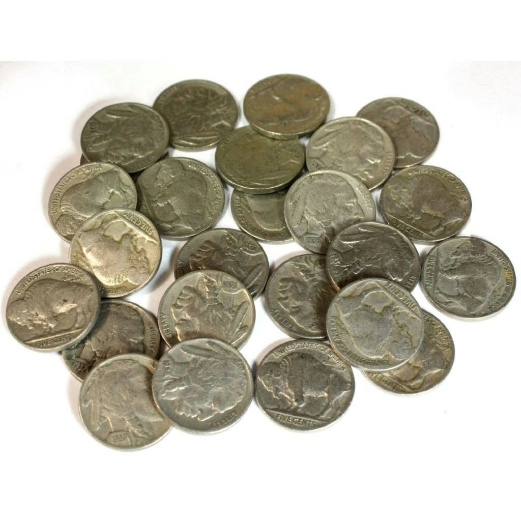 J.D.R Collection of 25 Full Date Indian Head Buffalo Nickels: $30 J.D.R Collection of 25 Full Date Indian Head Buffalo Nickels: $30