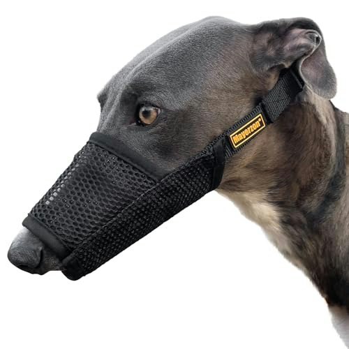 Mayerzon Soft Mesh Muzzle for Long-Snouted Dogs: $17.99