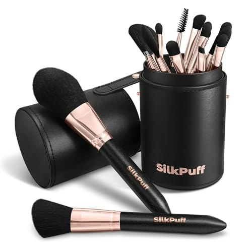 Silkpuff 15-Piece Professional Makeup Brush Set: $5.09