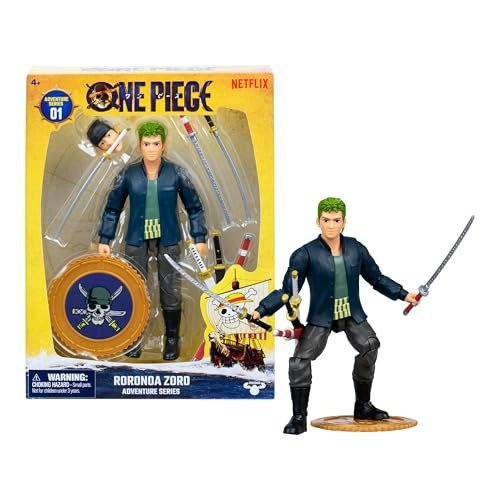 One Piece Zoro 6-Inch Action Figure: $13.93 One Piece Zoro 6-Inch Action Figure: $13.93