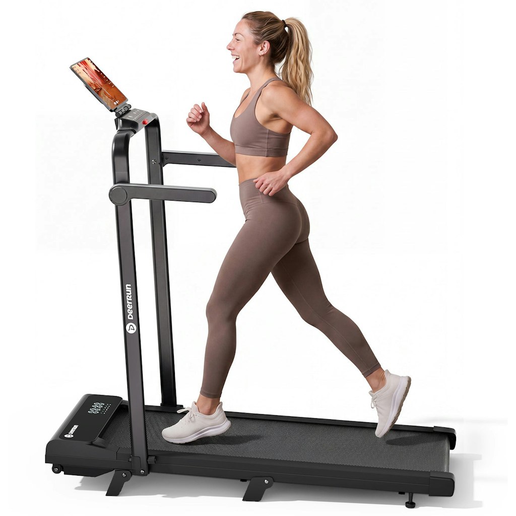 DeerRun A6 Plus 2-in-1 Foldable Incline Treadmill: $199.20 DeerRun A6 Plus 2-in-1 Foldable Incline Treadmill: $199.20