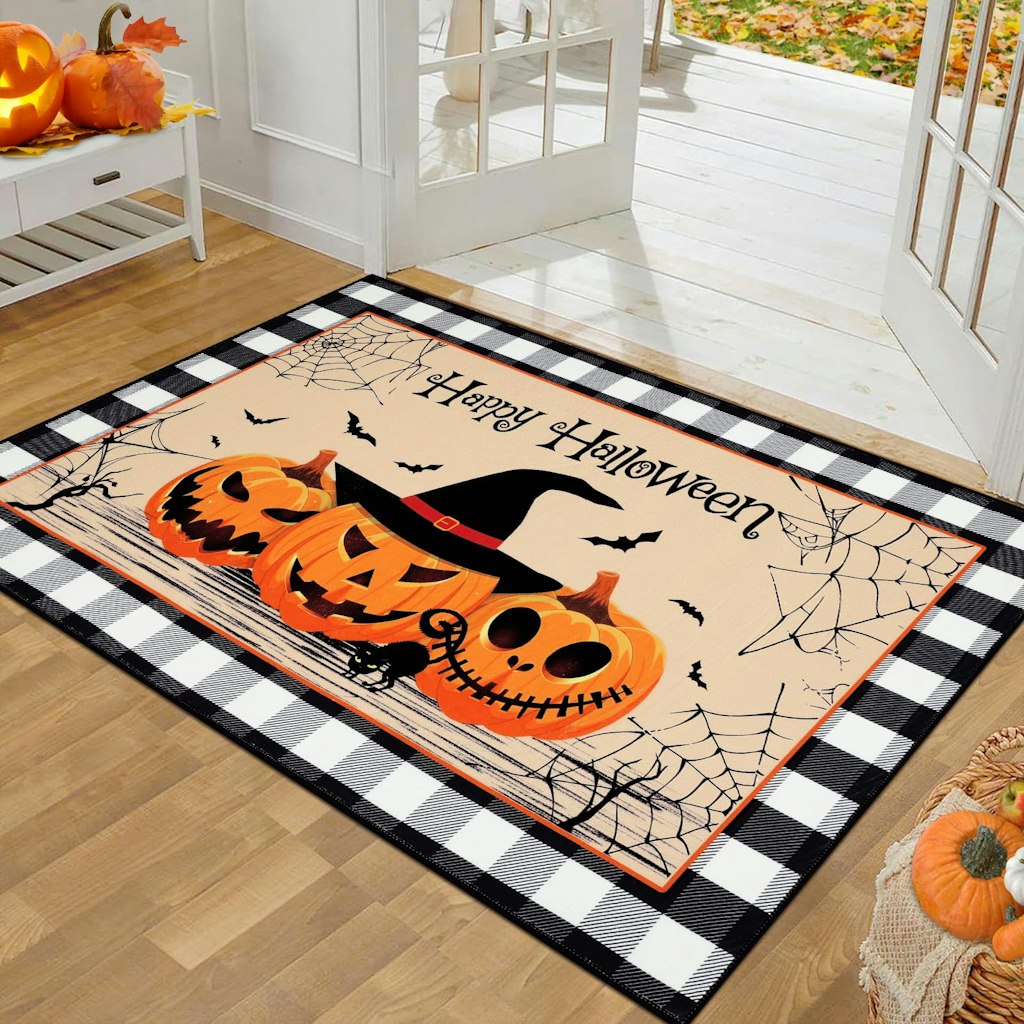 Pauwer Halloween Door Mat: $14