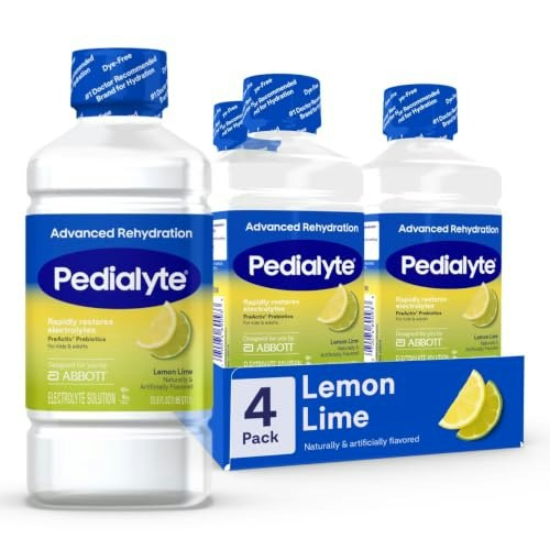 Pedialyte Advanced Rehydration Electrolyte Drink 1L 4-Pack: $19.58