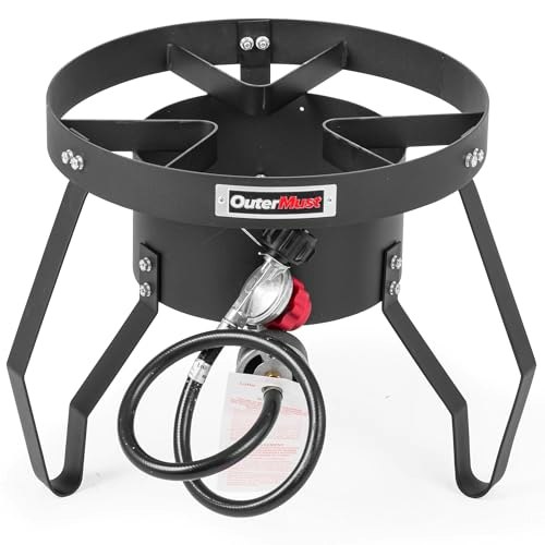 85,000 BTU Single Propane Camping Burner Stove: $55.29
