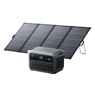 Anker SOLIX C2000 Gen 2 2,048Wh Portable Power Station w/ 400W Bifacial Solar Panel for $1,400 + free shipping