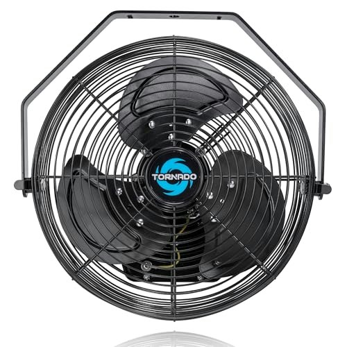 Tornado 12-Inch High Velocity Industrial Wall Mount Fan 2-Pack: $161.99