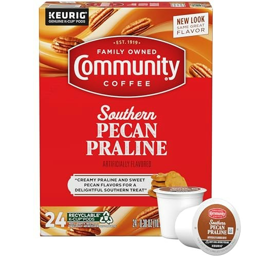 Community Coffee Southern Pecan Praline K-Cup Pods 24-Pack: $12.19 Community Coffee Southern Pecan Praline K-Cup Pods 24-Pack: $12.19