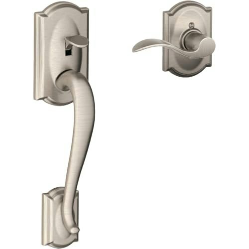 Schlage Camelot Satin Nickel Handle Set: $114.99 Schlage Camelot Satin Nickel Handle Set: $114.99