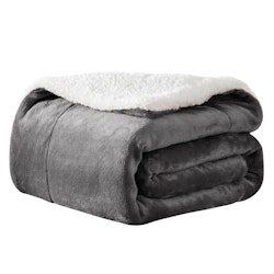 Sherpa Fleece Throw Blanket for $20 w/ Prime + free shipping w/ Prime