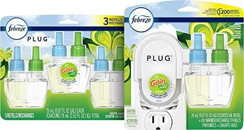 Febreze Gain Original Plug-In Starter Kit with 4 Refills: $18.99
