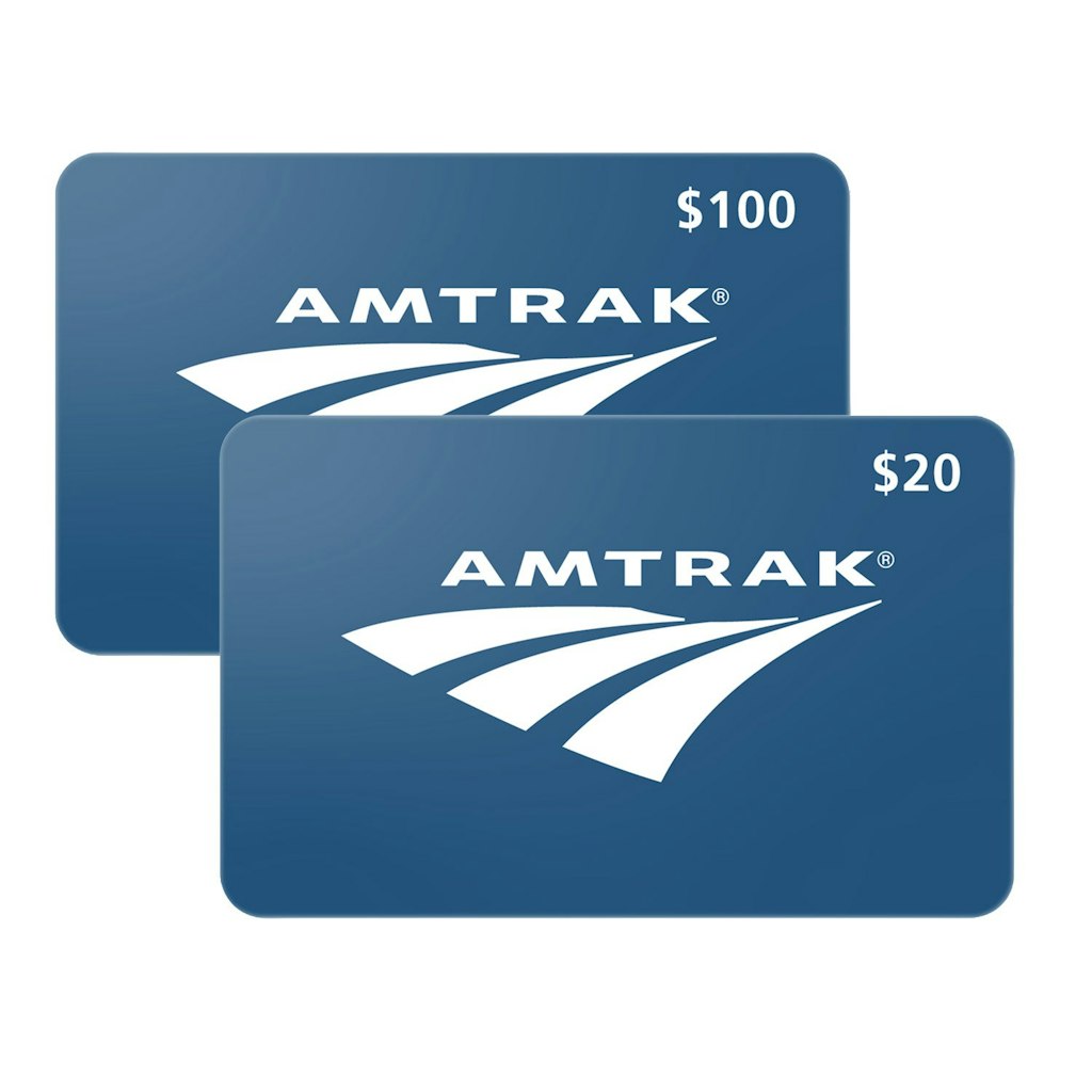 $100 Amtrak eGift Card + $20 eGift Card: $100