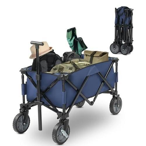 Kshioe Collapsible All-Terrain Utility Wagon: $53.71 Kshioe Collapsible All-Terrain Utility Wagon: $53.71