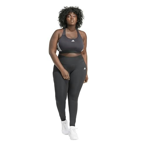 Adidas Women's Optime Essentials Stash Pocket Full-Length Leggings: $18 Adidas Women's Optime Essentials Stash Pocket Full-Length Leggings: $18