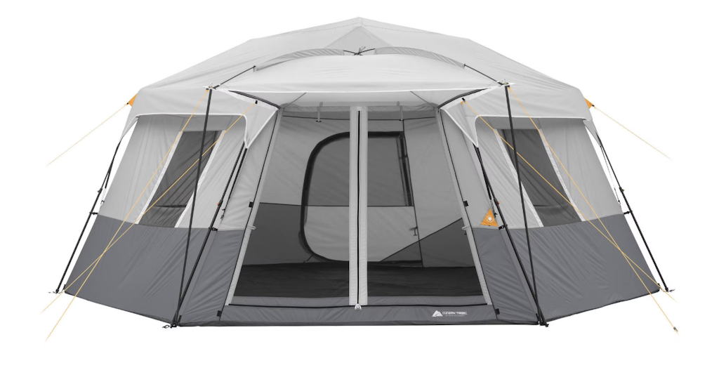 Ozark Trail 11-Person Instant Hexagon Cabin Tent: $146