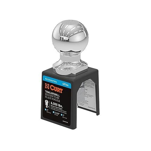 Curt 40166 2-Inch 6,000-lb Trailer Hitch Ball: $10.59 Curt 40166 2-Inch 6,000-lb Trailer Hitch Ball: $10.59