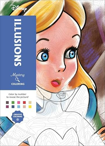 Disney Mystery Coloring: Illusions Color by Number Book: $17.58 Disney Mystery Coloring: Illusions Color by Number Book: $17.58