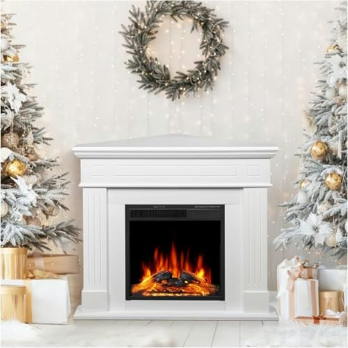 Zafro 44-inch Electric Fireplace Mantel and TV Stand: $349.97 Zafro 44-inch Electric Fireplace Mantel and TV Stand: $349.97