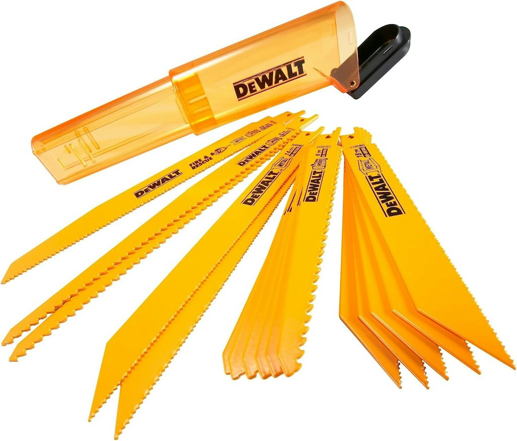 DeWalt ToughCase Reciprocating Saw Blade 16-Pack: $20