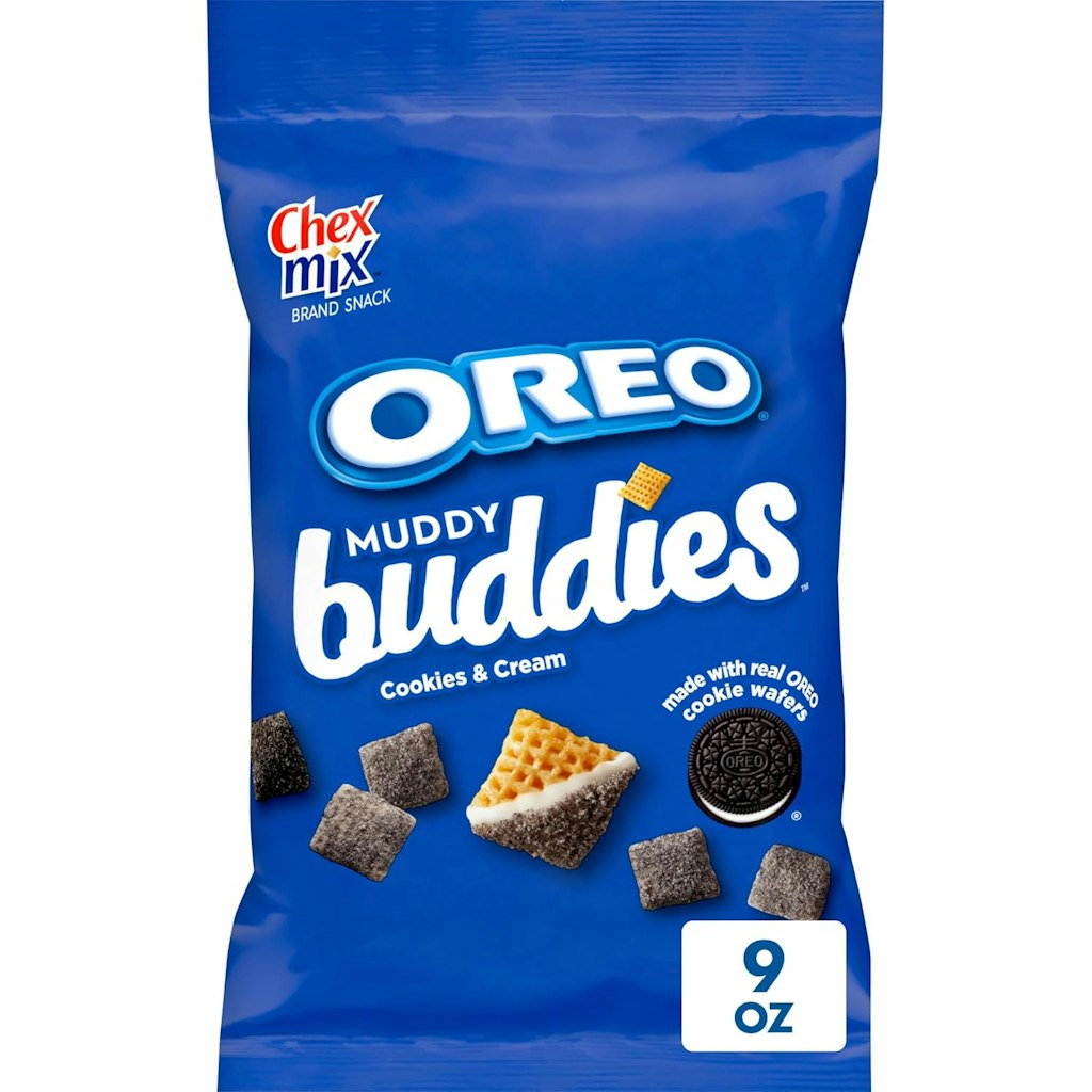 Chex Mix Oreo Muddy Buddies Cookies & Cream Snack Mix 9-oz. Bag: $2.77 via Sub & Save