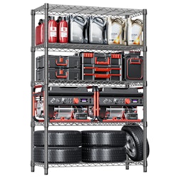 IZEUK 5-Tier Heavy Duty Metal Storage Shelving Unit for $110 + free shipping