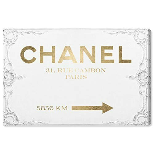 Oliver Gal Couture Road Sign Canvas Wall Art 30" x 20": $81.99