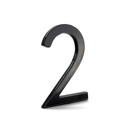 Montague Metal Products 4-Inch Modern Floating Address House Number: $6.09 Montague Metal Products 4-Inch Modern Floating Address House Number: $6.09