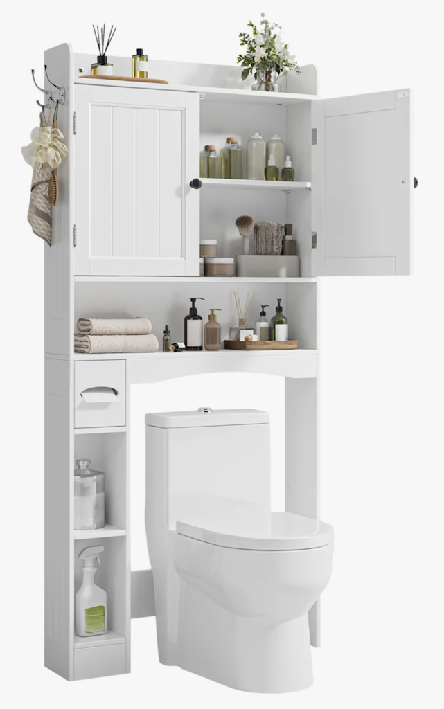 Wrought Studio Freestanding Over-the-Toilet Storage: $70