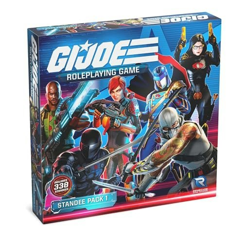 Renegade Game Studios G.I. Joe RPG Standees and Bases 338-Piece Set: $33.44