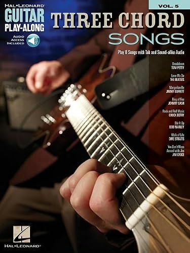 Three Chord Songs Guitar Play-Along Volume 5: $16.24 Three Chord Songs Guitar Play-Along Volume 5: $16.24