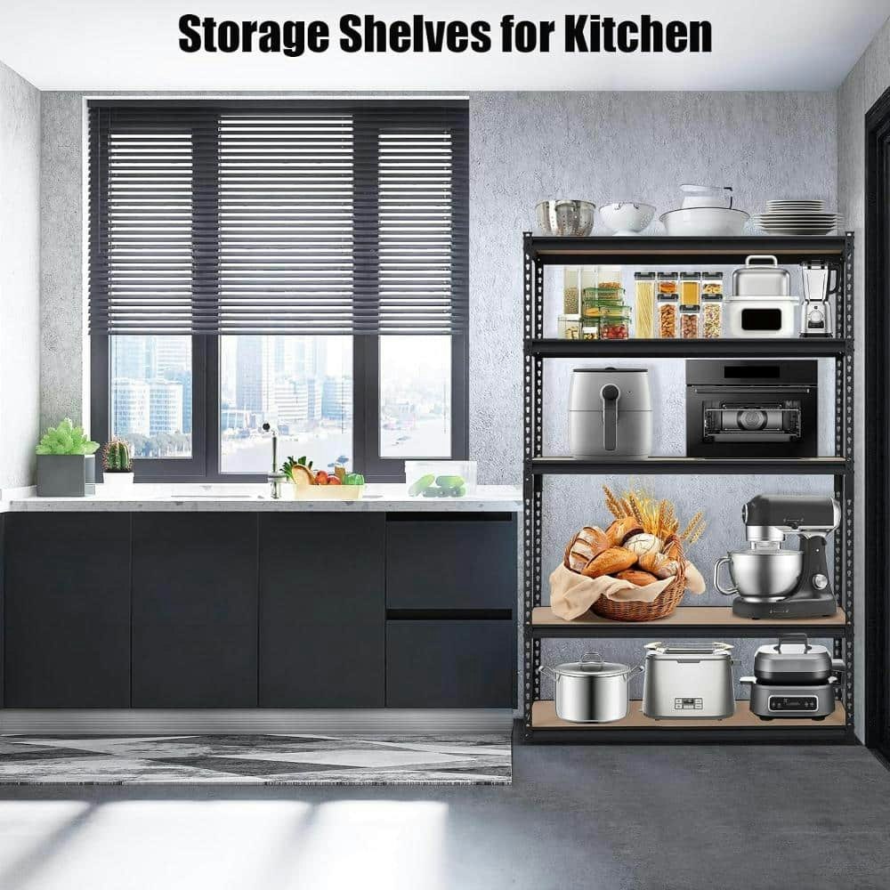 48" x 24" x 72" 5-Tier Heavy Duty Storage Shelving Unit: $73.99 48" x 24" x 72" 5-Tier Heavy Duty Storage Shelving Unit: $73.99