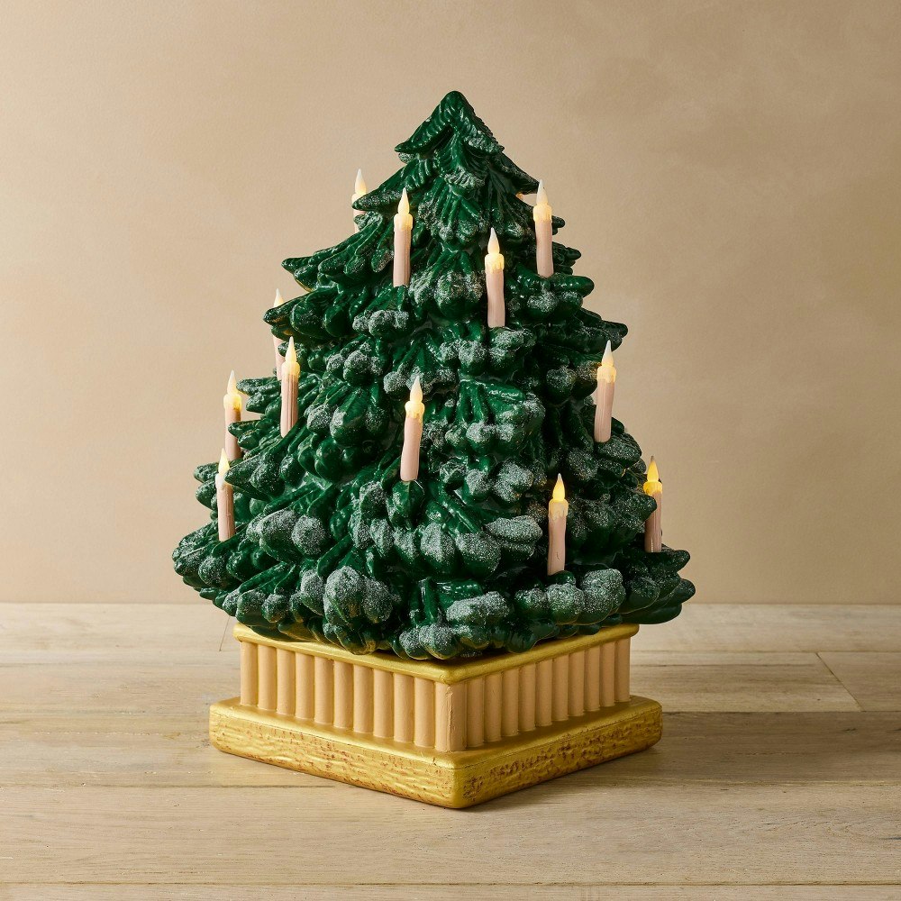 John Derian for Target 14-inch Lit Christmas Tree Blow Mold: $35 John Derian for Target 14-inch Lit Christmas Tree Blow Mold: $35
