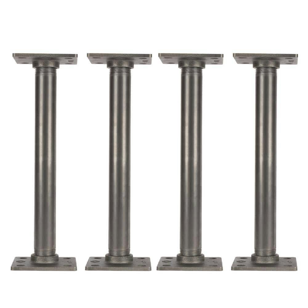 1-Inch x 1-Foot Black Pipe Table Leg Kit 4-Pack: $39.99 1-Inch x 1-Foot Black Pipe Table Leg Kit 4-Pack: $39.99