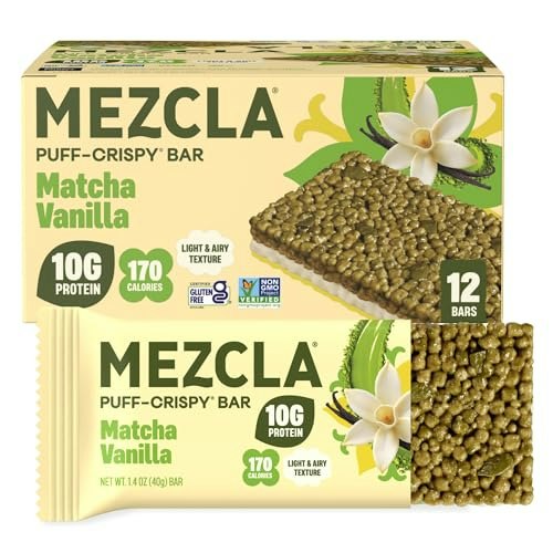 Mezcla Matcha Vanilla Plant-Based Protein Bars 12-Pack: $22.77 Mezcla Matcha Vanilla Plant-Based Protein Bars 12-Pack: $22.77