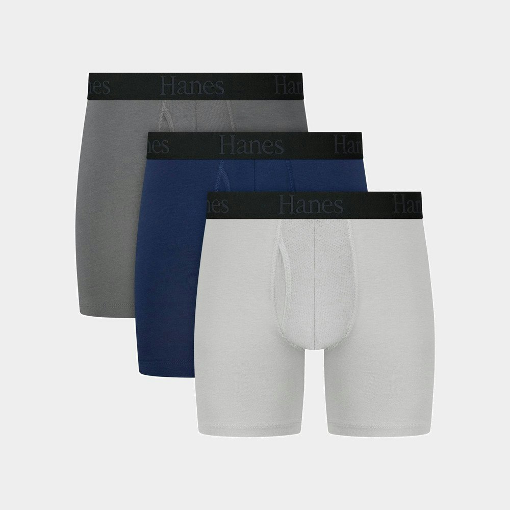 Hanes Premium Men's Comfortflex Fit Boxer Briefs 3-Pack: $24 Hanes Premium Men's Comfortflex Fit Boxer Briefs 3-Pack: $24