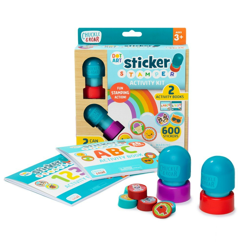 Chuckle & Roar Dot Art Sticker Stamper Activity Kit 2-Pack: $14.99