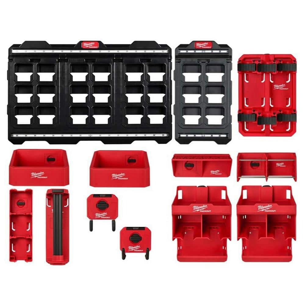 Milwaukee Packout 14" x 10" Slatwall Tool Holder: $289.97 Milwaukee Packout 14" x 10" Slatwall Tool Holder: $289.97