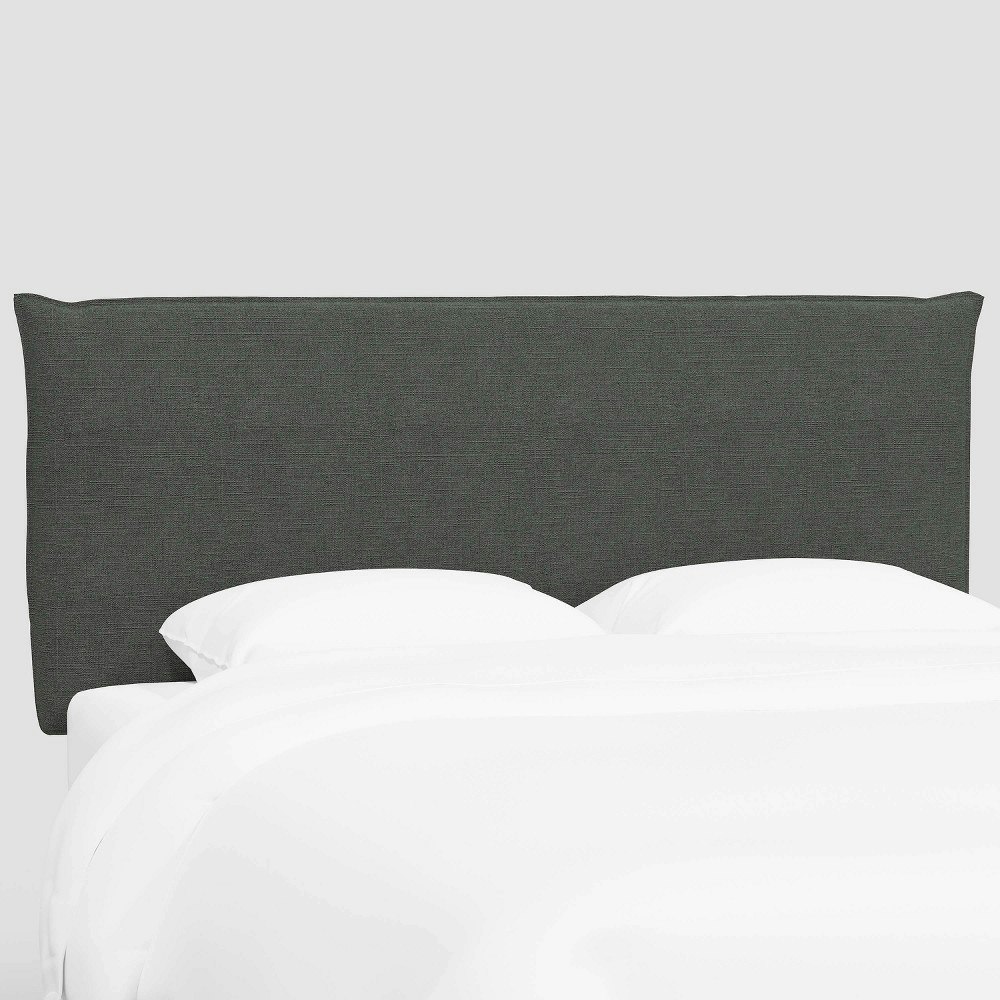 Larkmont King Size French Seam Linen Headboard: $650 Larkmont King Size French Seam Linen Headboard: $650