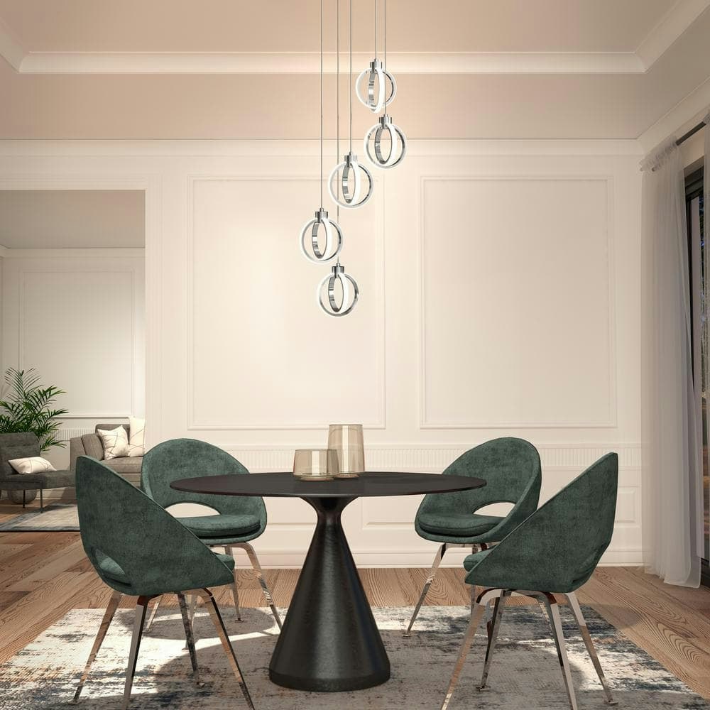 Soho 27-Watt 5-Light Integrated LED Pendant Light: $124.96 Soho 27-Watt 5-Light Integrated LED Pendant Light: $124.96